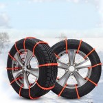 Anti Skid Tire Chains Nylon Strip For Auto Mud Wheel Tyre Thickened Tire Tendon Adjustable Chains Universal Car Accessories
