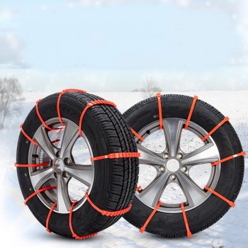 Anti Skid Tire Chains Nylon Strip For Auto Mud Wheel Tyre Thickened Tire Tendon Adjustable Chains Universal Car Accessories