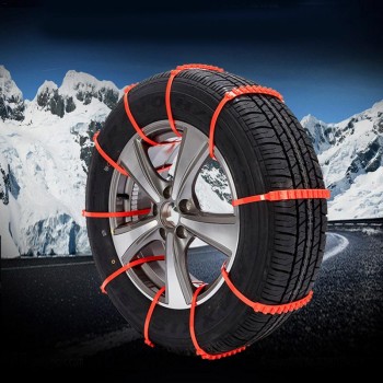 Anti Skid Tire Chains Nylon Strip For Auto Mud Wheel Tyre Thickened Tire Tendon Adjustable Chains Universal Car Accessories