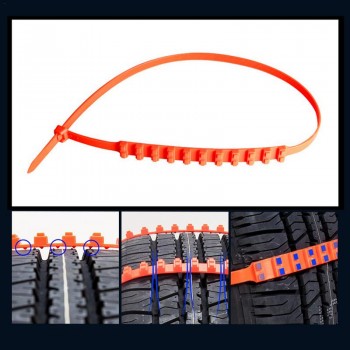 Anti Skid Tire Chains Nylon Strip For Auto Mud Wheel Tyre Thickened Tire Tendon Adjustable Chains Universal Car Accessories