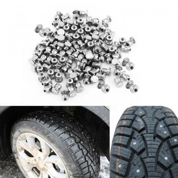 100pcs/Pack Durable Car Parts 8-10-2 Screw in Tire Stud Anti-Slip Wheel Tyre Snow Chains Spikes Anti Skid Ice Studs