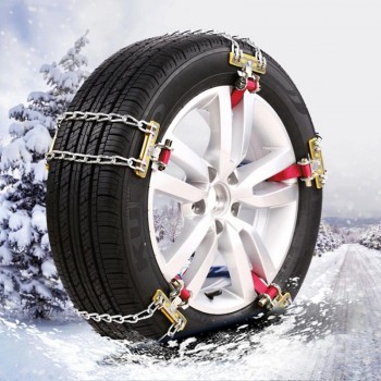 Car Accessories Car Tire Snow Chains Wear Resistant And Durable Double Universal Metal Snow Chain Fit For Snow Road