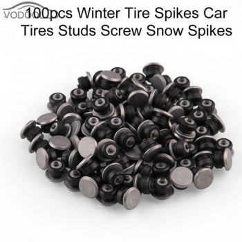 100pcs Car Motorcycle Snow ATV Tire Spikes Studs Screw non-slip Tyre Spikes Snow Chains Winter Wheel Tire Lugs Spikes