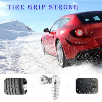 Anti-Slip 100pcs 12mm Car Auto Tire Stud Metal Screws for SUV ATV Car Part  Car Tires Studs Screw Snow Spikes Winter Stud Lugs