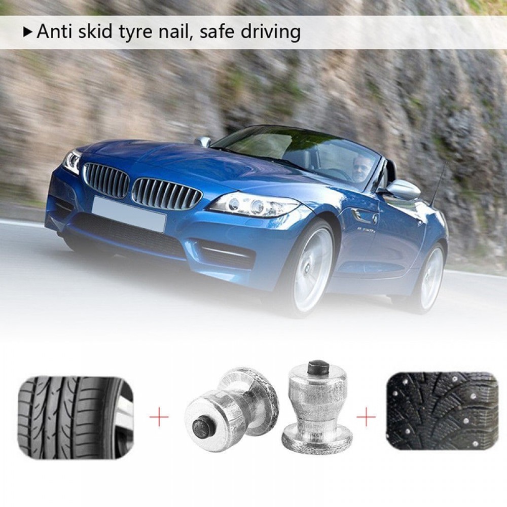 100pcs/Pack Durable Car Parts 8-10-2 Screw in Tire Stud Anti-Slip Wheel Tyre Snow Chains Spikes Anti Skid Ice Studs
