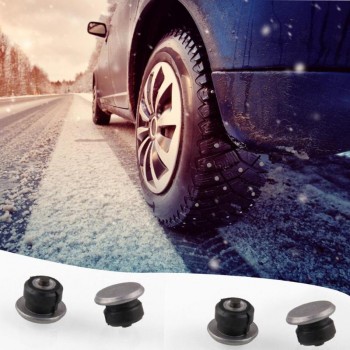 100pcs Winter Wheel Tire Lugs Spikes Car Tires Studs Screw Snow Spikes Tyre Snow Chains Studs For Shoes ATV Car Motorcycle Tire