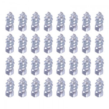 beler 100pcs Car 15mm Wheel Tyre Tire Tread Anti-Slip Stud Spike Screw with Sleeve Tool Winter Snow Ice Road Accessories