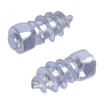 DWCX 100pcs 15mm Winter Snow Ice Road Wheel Tyre Tire Tread Anti-Slip Stud Spike Screw with Sleeve Tool