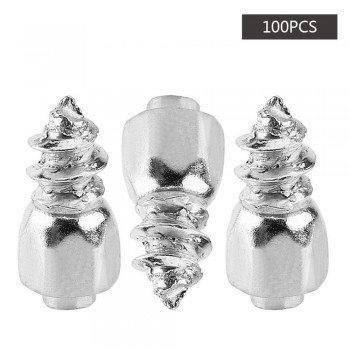100pcs Tire Stud Screw 9mm Anti-Slip Screw Stud Tyre Snow Chains Tire Spikes Trim For Motorcycle Car Truck Car Accessories New