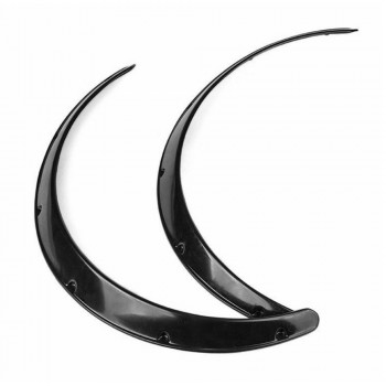 4pcs Universal JDM Fender Flares Wheel Arch 2 inch (50mm) Decorative Left Right Front Rear Set ABS Plastic Car fittings Hot