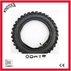 80/100-12 3.00- 12 Inch Rear Knobby Tyre Tire + Tube PIT PRO Trail Dirt Bike