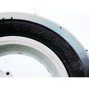 110/50 - 6.50 Rear Back Wheel + Road Tyre Tire 49cc Mini Pocket Rocket PIT Bike