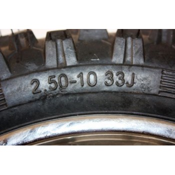 2.50- 10 Inch Front Disc Brake Wheel Rim + Tyre Tire PIT PRO Trail Dirt Bike