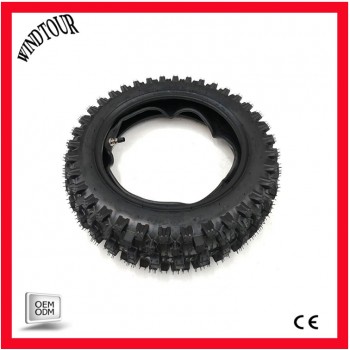 80/100-12 12 Inch Rear Knobby Tyre Tire + Tube PIT PRO Trail Dirt Bike 3.00-12