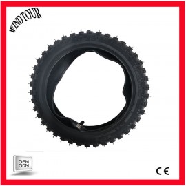2.50-10 Inch Front Knobby Tyre Tire + Tube PIT PRO Trail Dirt PW50 Bike
