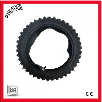 2.50-10 Inch Front Knobby Tyre Tire + Tube PIT PRO Trail Dirt PW50 Bike