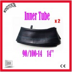 2pcs 90/100-14 3.00-14 Rear Tube 125cc 140cc 150cc Dirt Pit Pro Bike Dune Trail