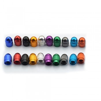 2018 Fashion 4x Aluminum Bullet Car Truck Air Port Cover Tire Rim Valve Wheel Stem Caps Dustproof Cover Car Styling Accessories