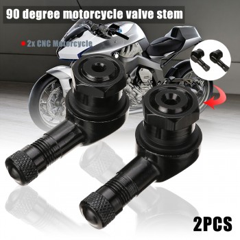 Wheels Tires amp; Parts 2pcs 10mm 11.3mm CNC Motorcycle Valve Stem 90 Degree Angle Wheel Tire Tubeless Valve Stems Aluminum