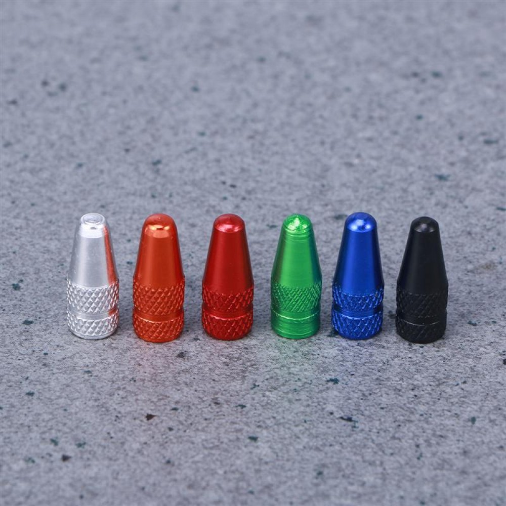 6pcs/Pack Tire Valve Caps Wheel Valve Cap Bicycle Aluminum Alloy French For MTB Road Bike Mountain Bike Tyre Air Dust Covers