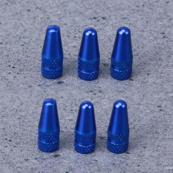 6pcs/Pack Tire Valve Caps Wheel Valve Cap Bicycle Aluminum Alloy French For MTB Road Bike Mountain Bike Tyre Air Dust Covers