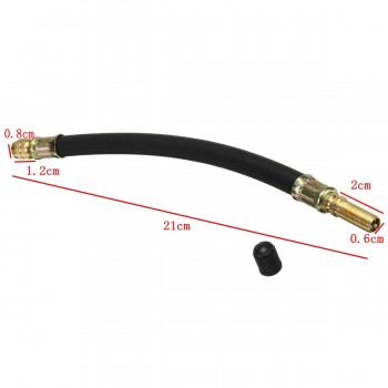 21cm Wheels Tires Tyre Valve Extension Flexible Rubber Twin Wheel  Adapter Lorry Van Bus