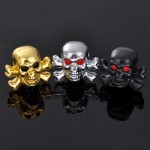 Universal Skull Wheel Tire Valve Cap Car Bike Motorcycle Tyre Stems Air Cap Airtight Cover For Mercedes BMW Audi VW Accessories