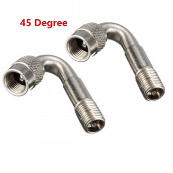 New 45/90/135 Degree Degree Tyre Tube Extension Converter Valve Adaptor For Cars Wheels Accessories