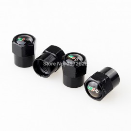 4 x Car Styling Stainless Zinc Alloy Car Tire Valve Caps Wheel Tires Valves Tyre Stem Air Caps Airtight Covers For Skoda VRS