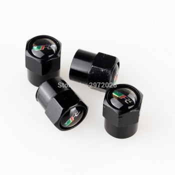 4 x Car Styling Stainless Zinc Alloy Car Tire Valve Caps Wheel Tires Valves Tyre Stem Air Caps Airtight Covers For Skoda VRS