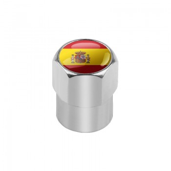 4pcs/set Car Motorcycle Bicycle Automobiles Wheel Tire Valve Caps Dust Cover metal national flag emblem car styling Accessories