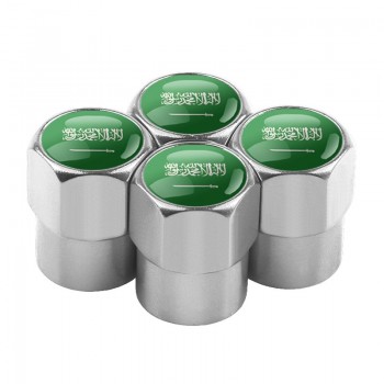 4pcs/set Car Motorcycle Bicycle Automobiles Wheel Tire Valve Caps Dust Cover metal national flag emblem car styling Accessories