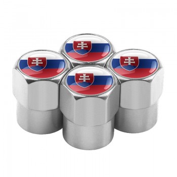 4pcs/set Car Motorcycle Bicycle Automobiles Wheel Tire Valve Caps Dust Cover metal national flag emblem car styling Accessories