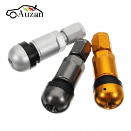4pcs/set Universal Car Motorcycle Tubeless Wheel Tyre Valve Stems Caps Tire Air Valve Stem Aluminum Metal