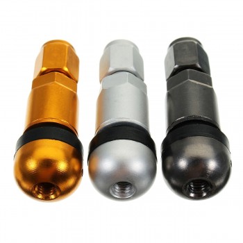 4pcs/set Universal Car Motorcycle Tubeless Wheel Tyre Valve Stems Caps Tire Air Valve Stem Aluminum Metal
