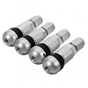 4pcs/set Universal Car Motorcycle Tubeless Wheel Tyre Valve Stems Caps Tire Air Valve Stem Aluminum Metal