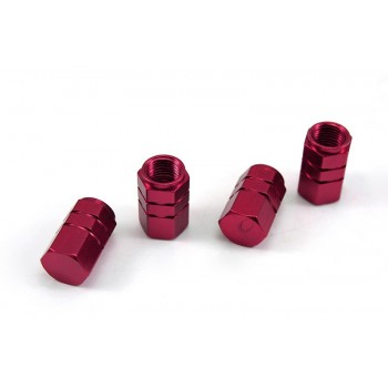 4Pcs Universal Aluminum Car Tyre Air Valve Caps Bicycle Tire Valve Cap Car Wheel Styling Round Red Black Blue Silver Gold D05