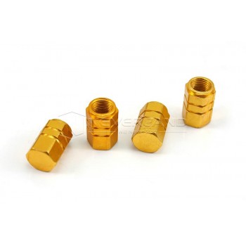 4Pcs Universal Aluminum Car Tyre Air Valve Caps Bicycle Tire Valve Cap Car Wheel Styling Round Red Black Blue Silver Gold D05