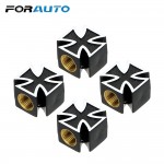 4pcs/lot Car Tire Air Valve Cap Covers Car Wheel Tyre Stem Air Caps Cross Style For Bicycle Motorcycle Car Styling Universal