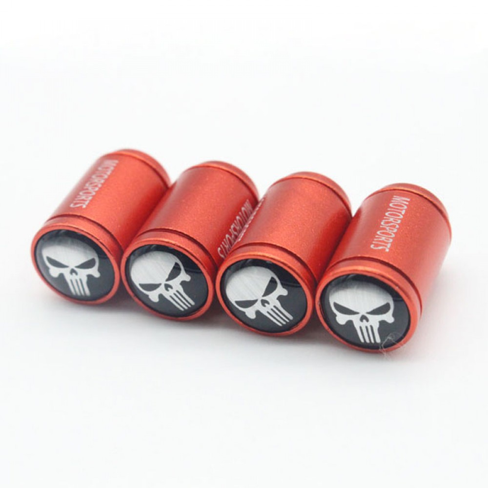* DSYCAR 4Pcs/lot Universal Moto Bike Car Tires Wheels Valve Cap Dust covers Car Styling