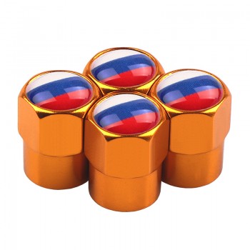 4pcs/set car-styling Russian Eagle Emblem Automobiles Wheel Tire Valve Caps Dust Cover metal car Decoration accessories