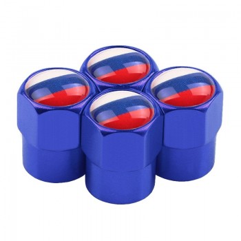 4pcs/set car-styling Russian Eagle Emblem Automobiles Wheel Tire Valve Caps Dust Cover metal car Decoration accessories