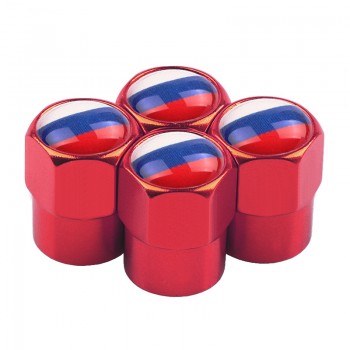 4pcs/set car-styling Russian Eagle Emblem Automobiles Wheel Tire Valve Caps Dust Cover metal car Decoration accessories