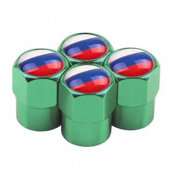 4pcs/set car-styling Russian Eagle Emblem Automobiles Wheel Tire Valve Caps Dust Cover metal car Decoration accessories