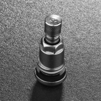 1pc/4pcs Bolt-in Stainless Steel Car Tubeless Wheel Tire Valve Stems Cap Hex With Dust Caps Car Inner Tube Valve Car Accessories
