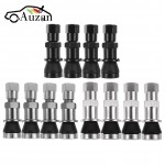 4Pcs TR416SS Car Tubeless Tyre Valve Stem Caps Universal Wheel Tire Air Valve Stem Alloy+Rubber