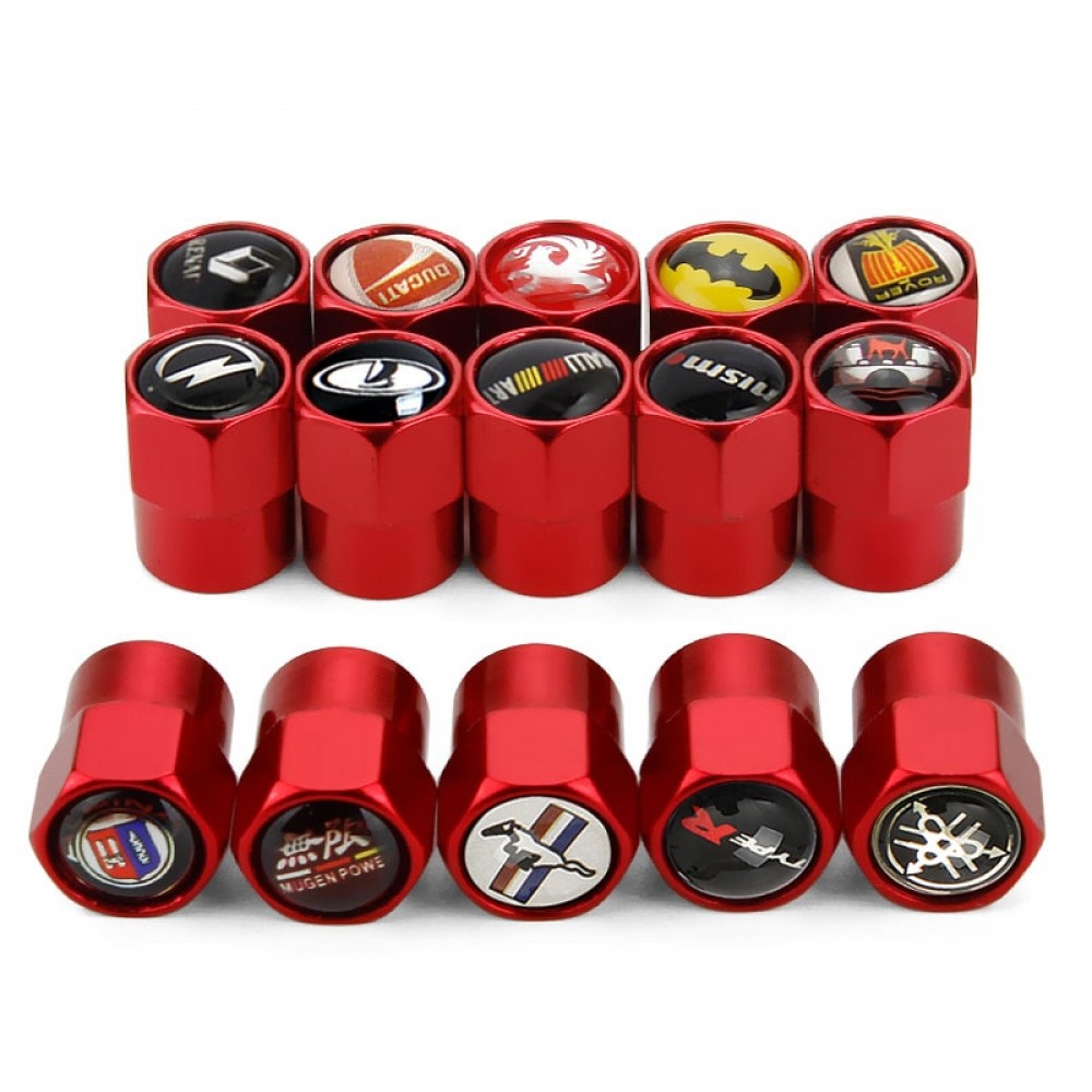 4pcs Metal Wheel Tire Valve Caps Stem Case For Honda Renault TOYOTA Opel Lada Ford Chevrolet Audi BMW Fiat Jeep Car Accessories