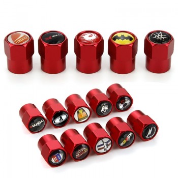 4pcs Metal Wheel Tire Valve Caps Stem Case For Honda Renault TOYOTA Opel Lada Ford Chevrolet Audi BMW Fiat Jeep Car Accessories