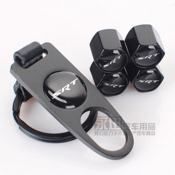 4Pcs/set SRT Wheel Tire Stem Air Valve Cap Tire Valve Stems for Jeep Dodge Chrysler