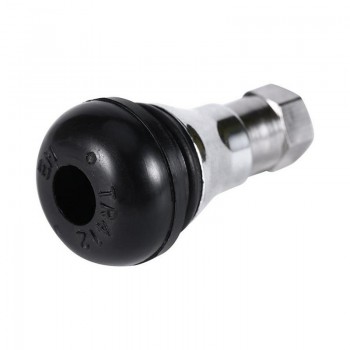 4pcs New Black Car Motorcycle Chrome Alloy Tubeless Rubber Wheel Tire Valve Stems Complete TR412ac Chrome Caps